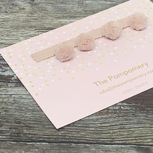 Colourway 22 - Faded Rose Pompom Mini Sample card
