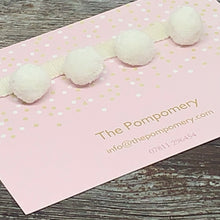 Load image into Gallery viewer, Colourway 31 - White Pompom Mini Sample card
