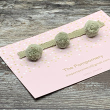Load image into Gallery viewer, This is our plain pebble pompom trim Sample card
