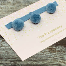 Load image into Gallery viewer, Country Blue Pompom sample card
